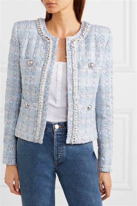 chanel blazers jackets|chanel tweed jacket women's.